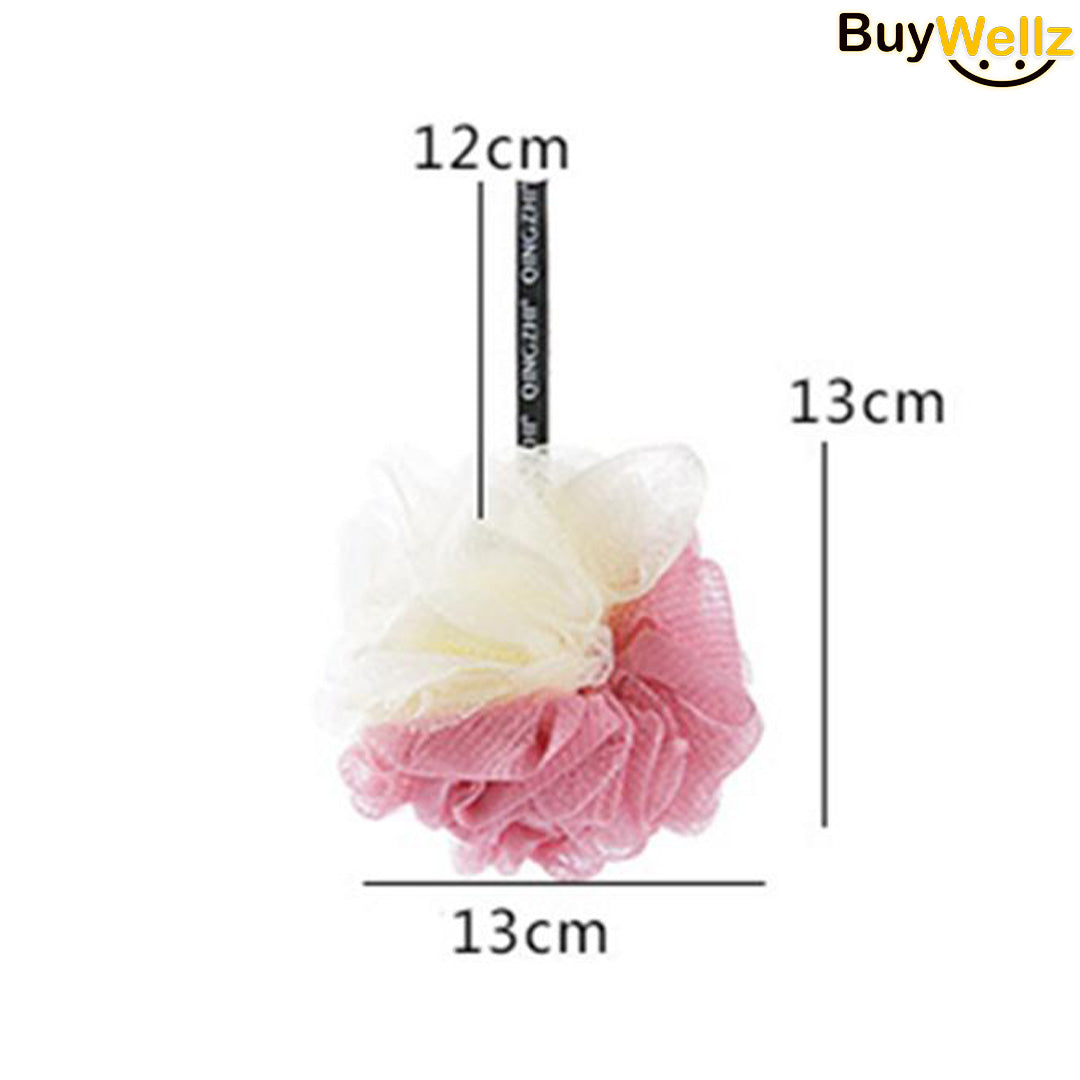 Sponge Bath Flower Shower Mesh Foaming Balls